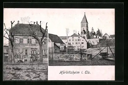 AK Herbitzheim i. Els., Panorama