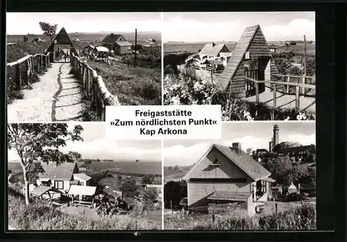 AK Rügen, Gasthaus Zum nördlichen Punkt am Kap Arkona