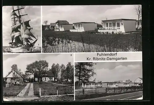 AK Fuhlendorf, Freienhäuser, Ortsansicht, Bungalows