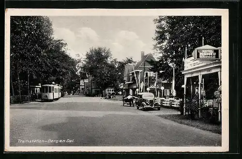 AK Nijmegen, Tramstation - Berg en Dal, Strassenbahn