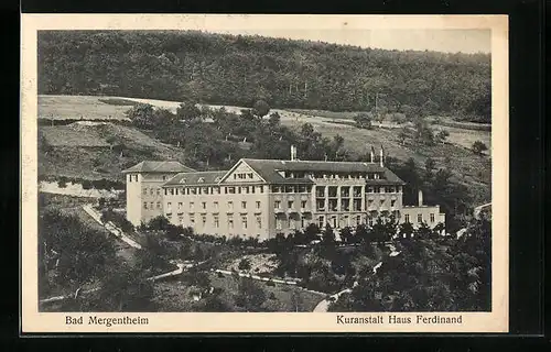 AK Bad Mergentheim, Kuranstalt Haus Ferdinand