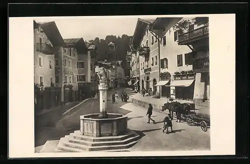 AK Berchtesgaden, Marktplatz