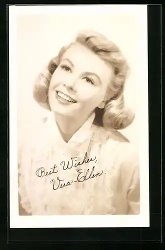 AK Schauspielerin Vera Ellen mit reizendem Lächeln