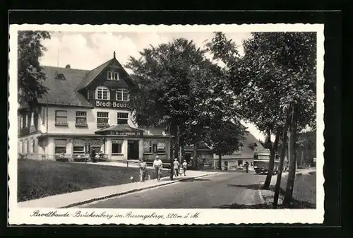 AK Brückenberg i. Riesengebirge, Brotbaude im Sommer