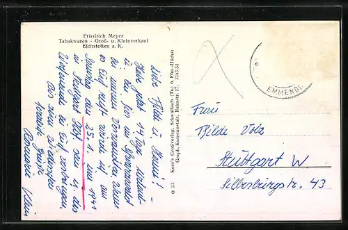 AK Eichstetten a. K., Totale mit Kirche