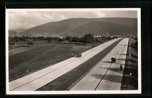 AK Reichsautobahn Mannheim-Heidelberg, Stadtblick