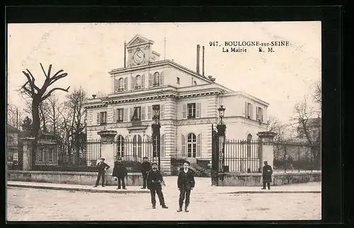 AK Boulogne-sur-Seine, La Mairie