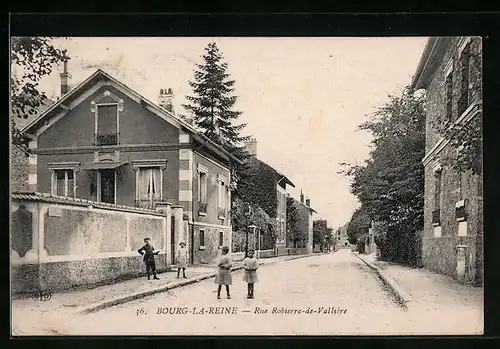 AK Bourg-la-Reine, Rue Robierre-de-Valliere