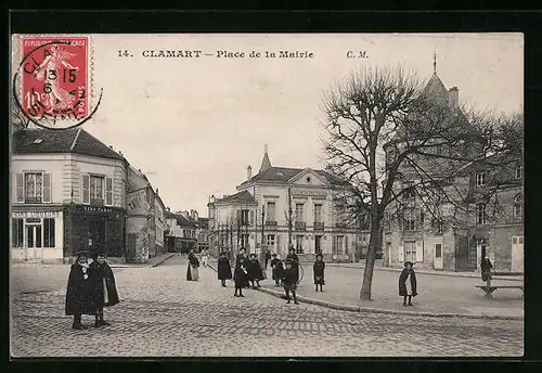 AK Clamart, Place de la Mairie