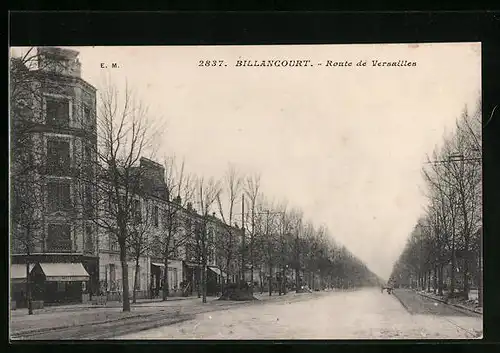 AK Billancourt, Route de Versailles
