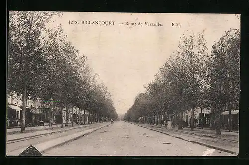 AK Billancourt, Route de Versailles