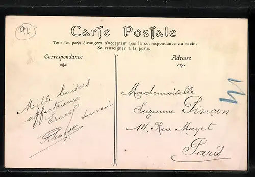 AK Antony, Le Moulin, rue du Pont-aux-Anes