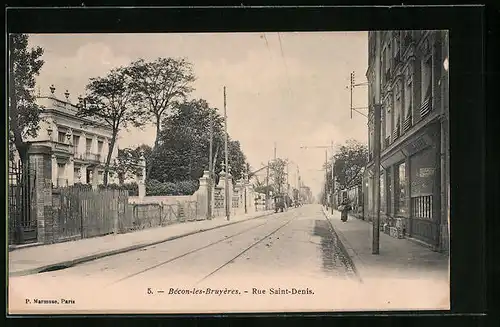 AK Bécon-les-Bruyères, Rue Saint-Denis
