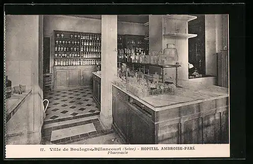 AK Boulogne-Billancourt, Hopital Ambroise-Paré, Pharmacie