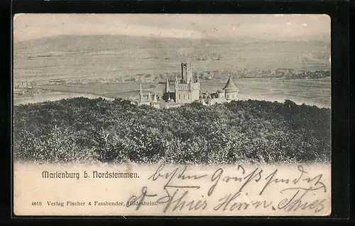 AK Nordstemmen, Panoramablick auf die Marienburg