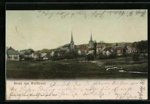 AK Waldbroel, Totale mit Kirche