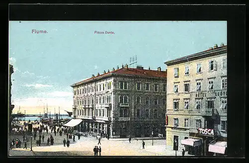 AK Fiume, Piazza Dante