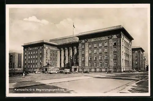 AK Kattowitz, Regierungsgebäude