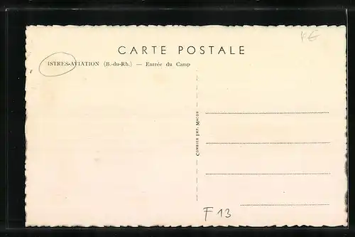 AK Istres, Entrée du Camp