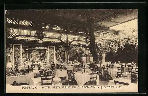 AK Bordeaux, Hotel-Restaurant di Chapon-Fin, J. Sicart & Cie