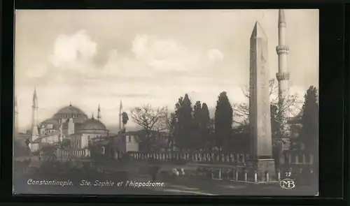 AK Constantinople, Ste. Sophie et l`hippodrome