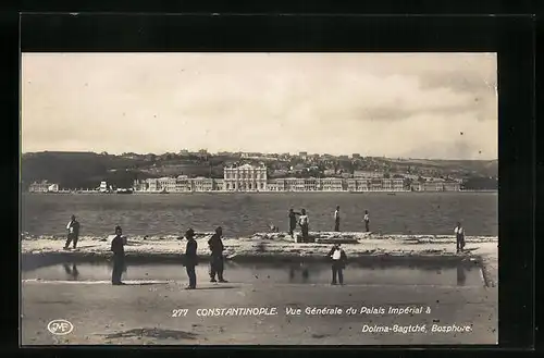 AK Constantinople, Vue Generale du Palais Imperial a Dolma-Bagtche