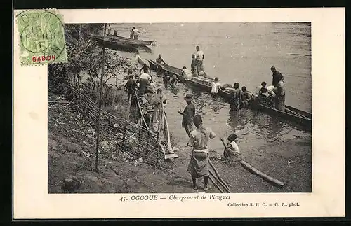 AK Ogooué, Chargement de Pirogues