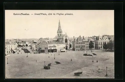AK Saint-Nicolas, Grand'Place, cote de l'Eglise primaire