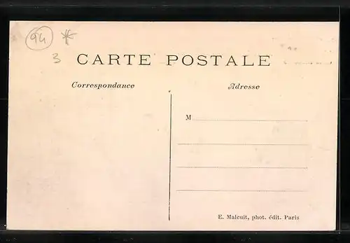 AK Charenton, Inondations 1910, le Débarcadière de l'Ile submergé