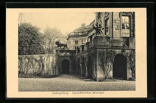 AK Ludwigsburg, Lustschlösschen Monrepos