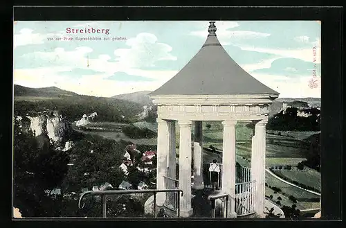 AK Streitberg, Ortsansicht von der Prinz Ruprechtshöhe aus gesehen