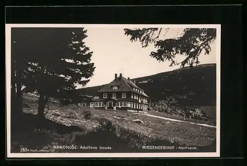 AK Adolfbaude, Berghütte im Riesengebirge