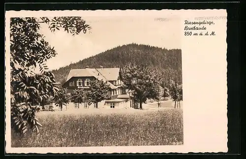 AK Brotbaude, Berghütte im Riesengebirge