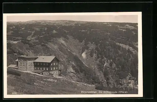 AK Elbfallbaude, Berghütte im Riesengebirge