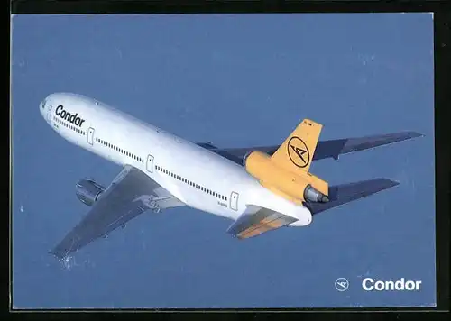 AK Condor, Flugzeug DC 10-30 am Himmel