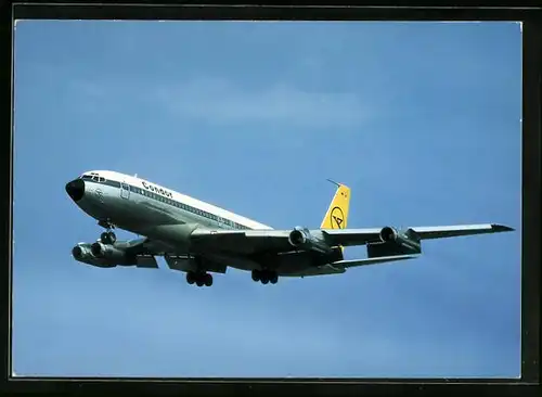 AK Condor, Flugzeug Intercontinental-Jet Boeing 707-330 B am Himmel