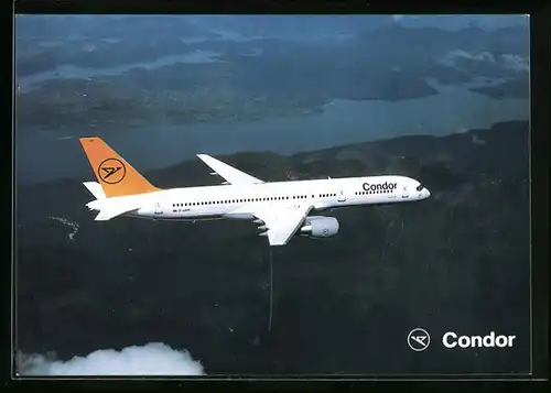 AK Condor, Flugzeug B 757 am Himmel