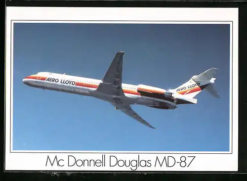 AK Aero Lloyd, Flugzeug Mc Donnell Douglas MD-87 am Himmel