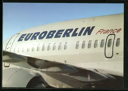 AK Flugzeug Boeing 737-300 der EuroBerlin France Flotte vor dem Start