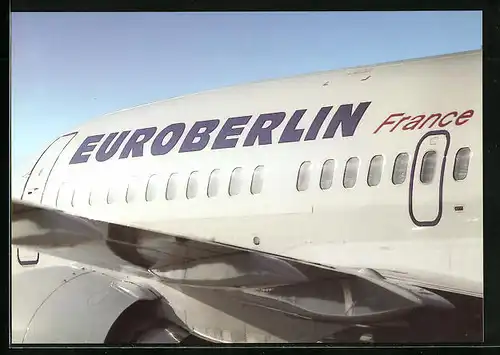 AK Euroberlin, Flugzeug Boeing 737-300 aus der EuroBerlin France Flotte vor dem Start
