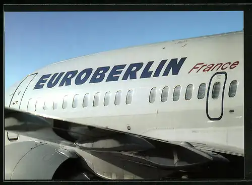 AK Euroberlin, Flugzeug Boeing 737-300 der EuroBerlin France Flotte vor dem Start