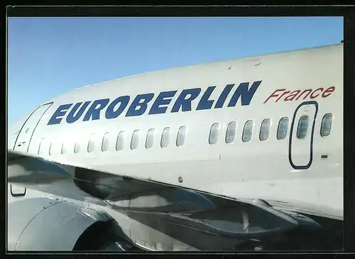 AK Flugzeug Boeing 737-300 der EuroBerlin France Flotte vor dem Start