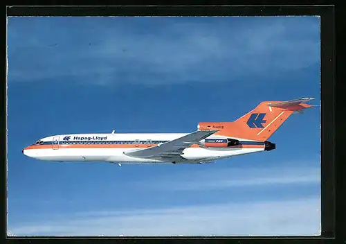 AK Flugzeug Boeing-Jet 727-100 am Himmel, Hapag Lloyd