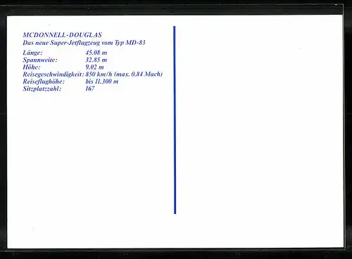 AK Flugzeug Mc Donnell Douglas MD-83 am Himmel, Aero Lloyd