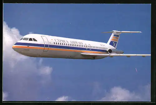 AK Flugzeug BAC 1-11 der Cyprus Airways am Himmel