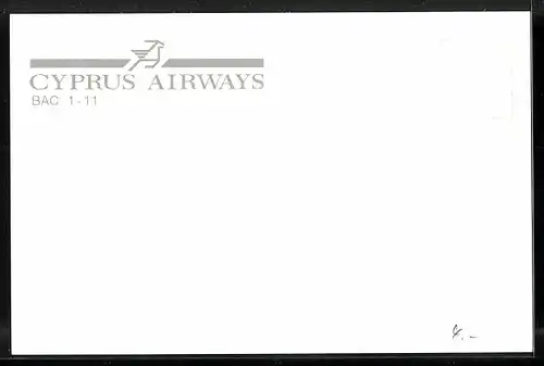 AK Flugzeug BAC 1-11 der Cyprus Airways am Himmel