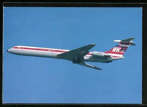 AK Flugzeug IL-62 der Czechoslovak Airlines