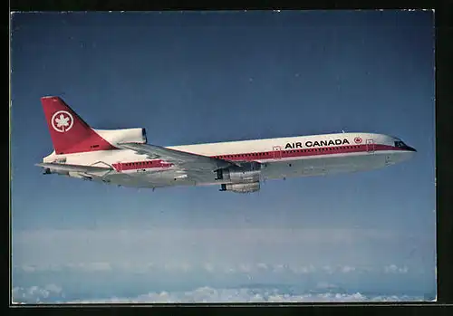 AK Flugzeug L1011 von Air Canada im Flug