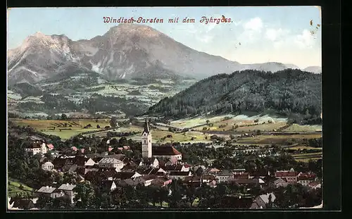 AK Windischgarsten, Gesamtansicht mit dem Pyhrgass