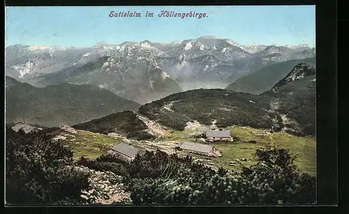 AK Ebensee, Sattelalm im Höllengebirge